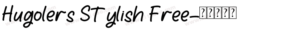 Hugolers Stylish Free字体转换